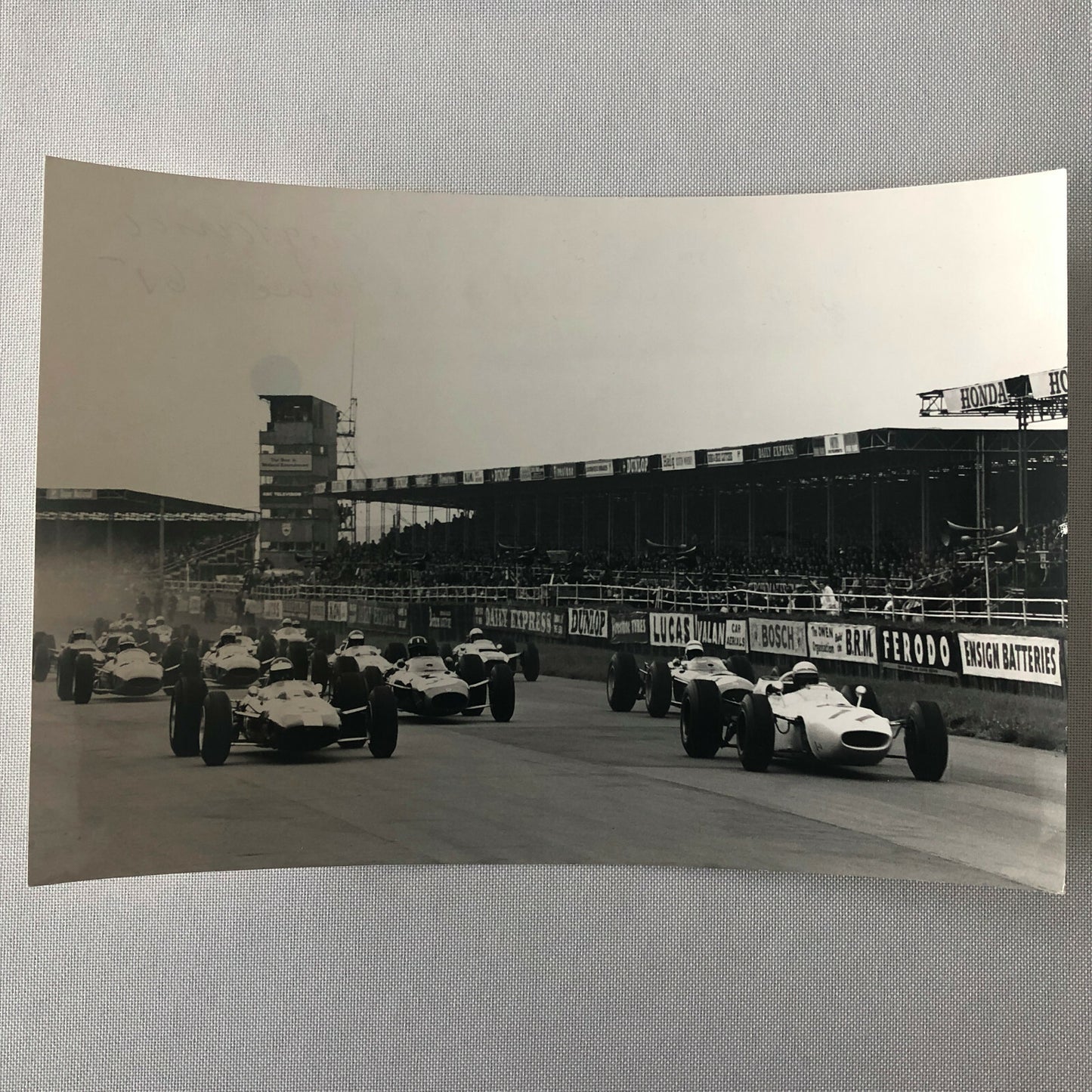 1965 British Grand Prix Silverstone Car Racing Photo Photograph Bernard Cahier