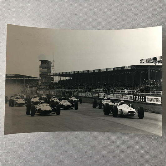 1965 British Grand Prix Silverstone Car Racing Photo Photograph Bernard Cahier
