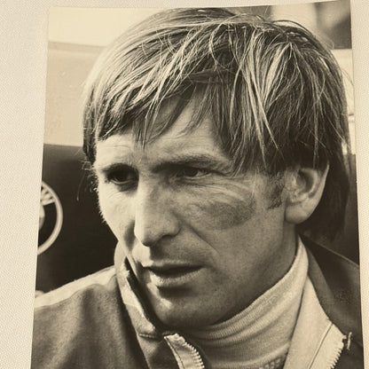 Vintage Racing Photo 1970 Hockenheim F2 Race Derek Bell Driver Motorsport