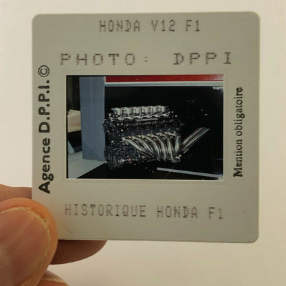 Honda Racing V12 Formula One Engine DPPI 35MM Press Photo Slide F1 Racing