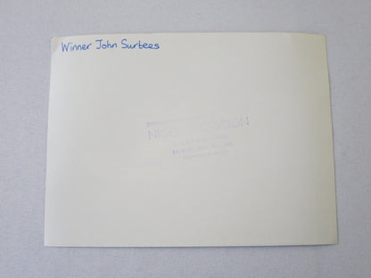 Vintage Racing Photo Photograph John Surtees Ford Car 