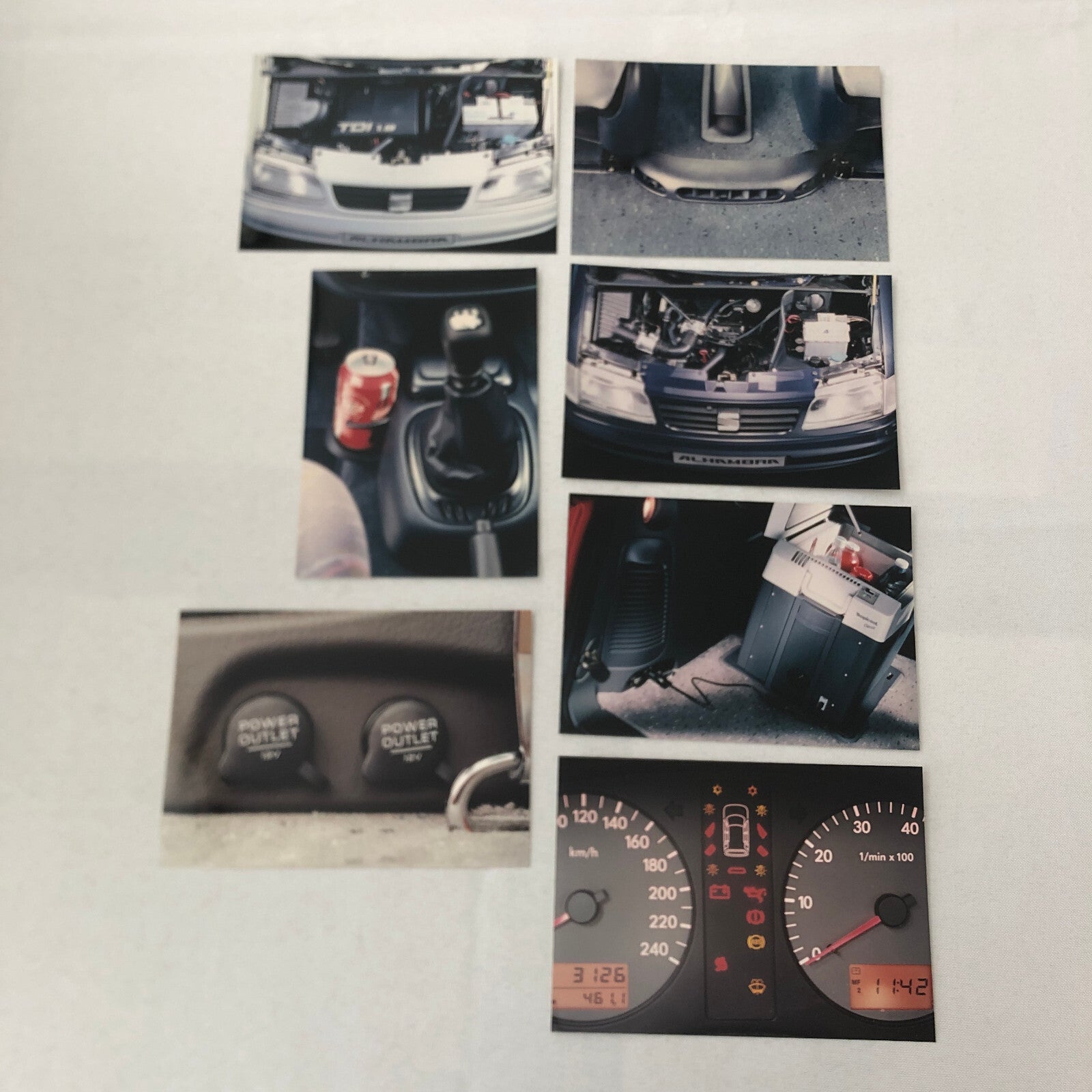 SEAT Alhambra Van Press Kit Brochure Factory Photos 1996