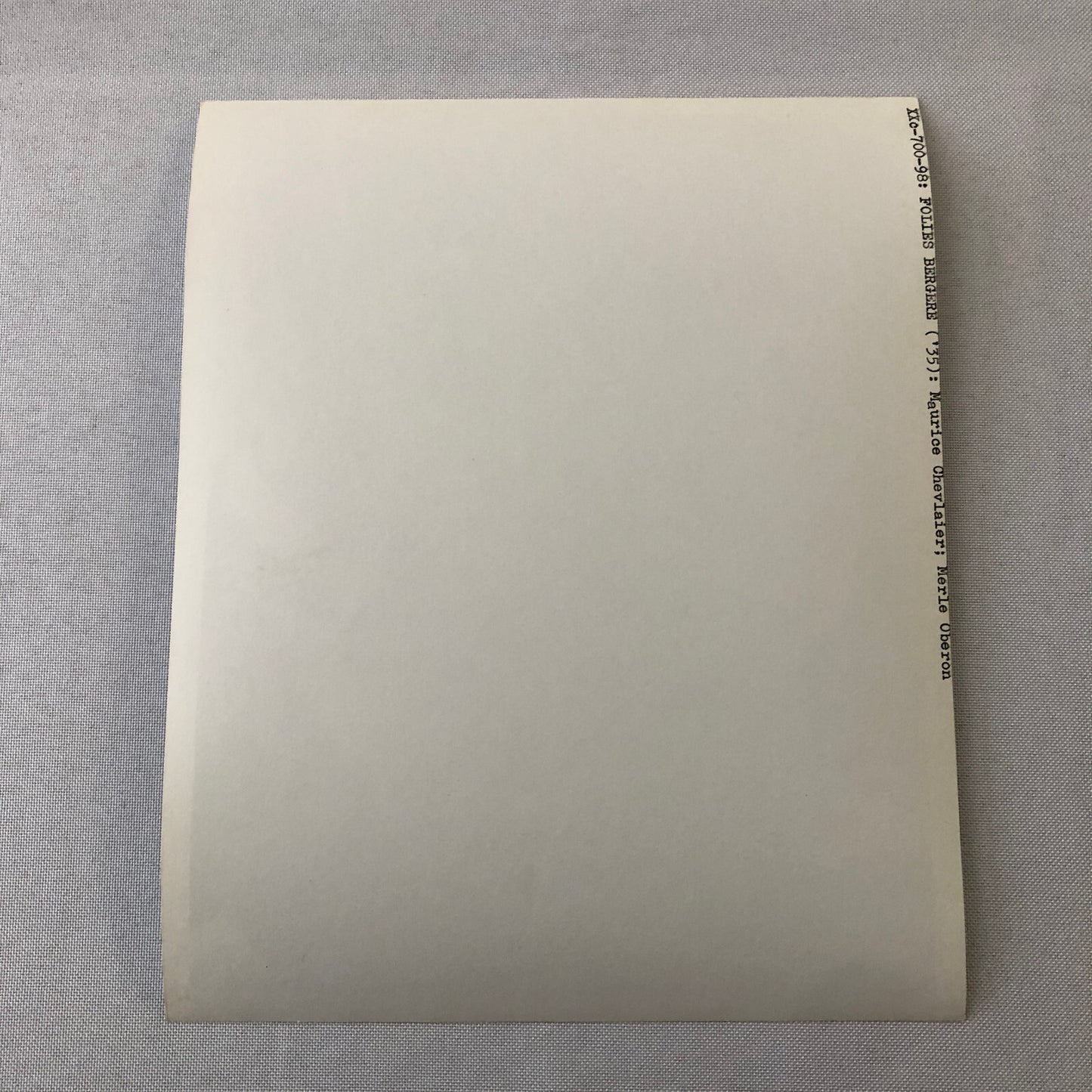 Merle Oberon Maurice Chevalier Folies Bergere Movie Still Photo Photograph Film