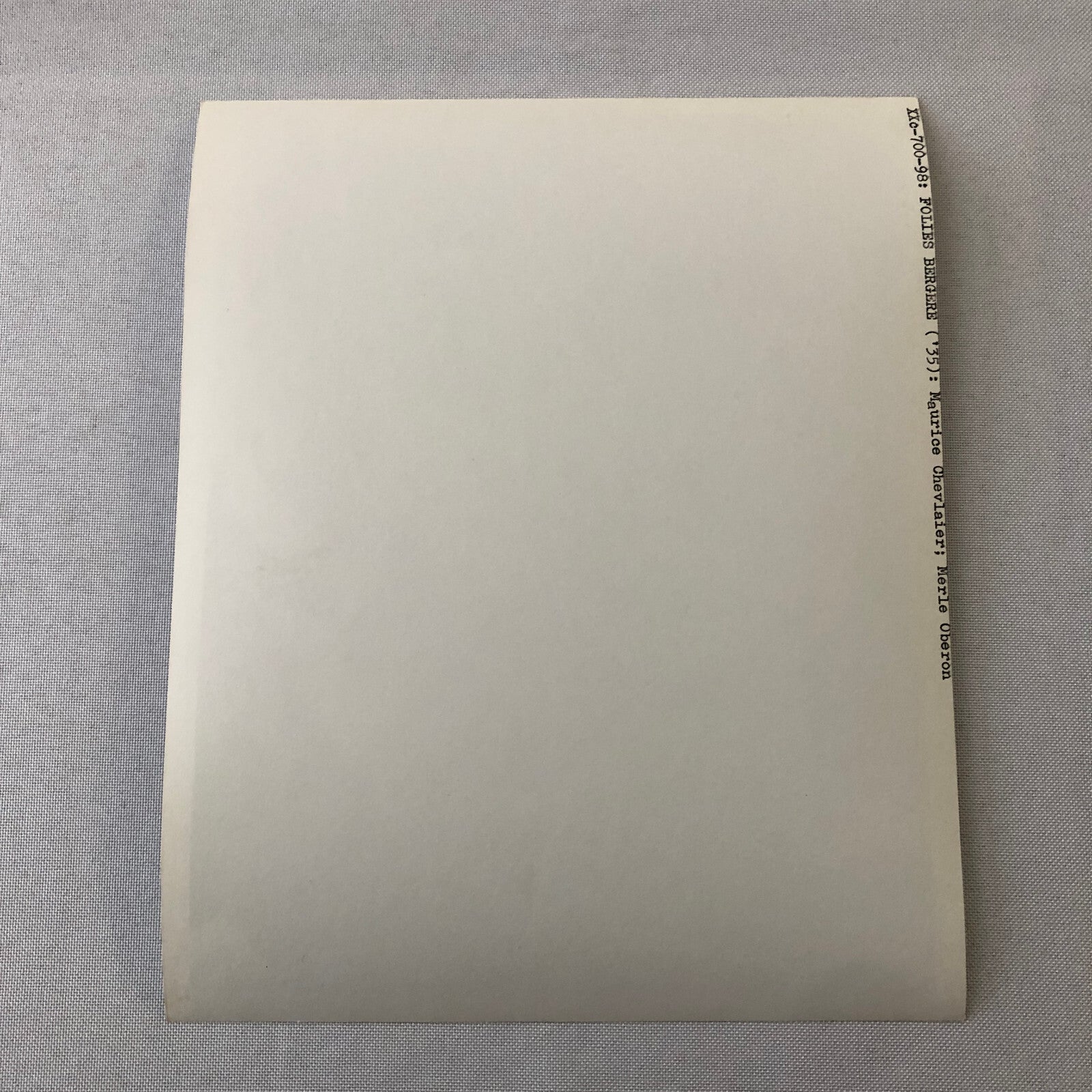 Merle Oberon Maurice Chevalier Folies Bergere Movie Still Photo Photograph Film