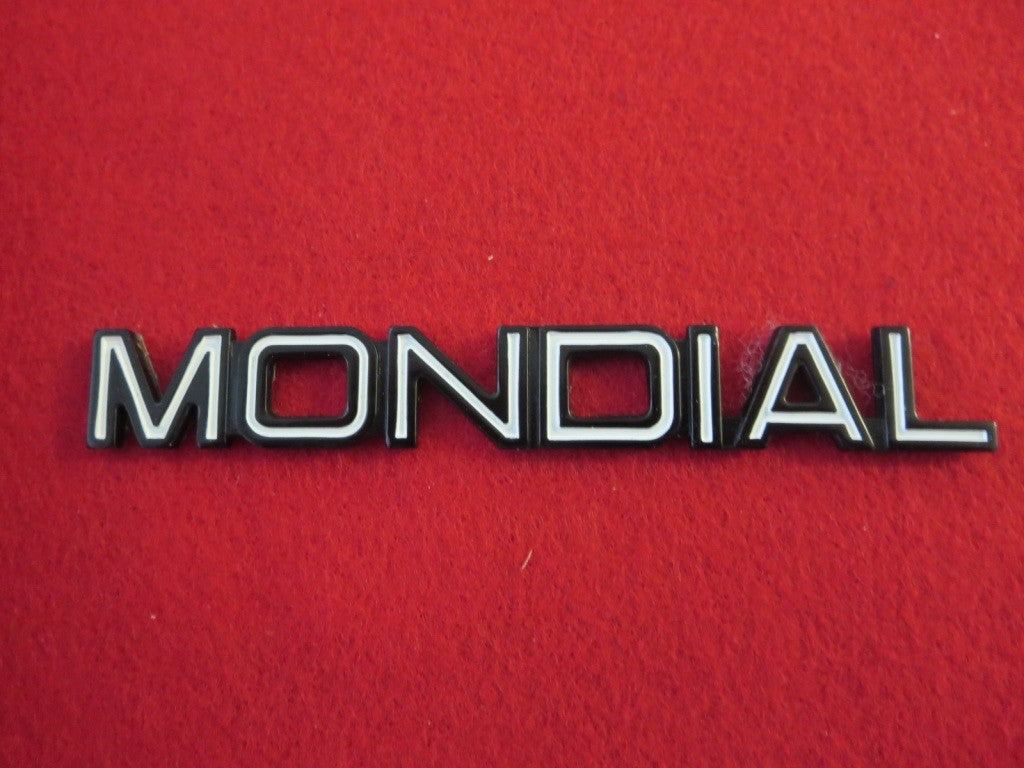 Ferrari Mondial Badge Emblem Logo Script - Authentic Original 