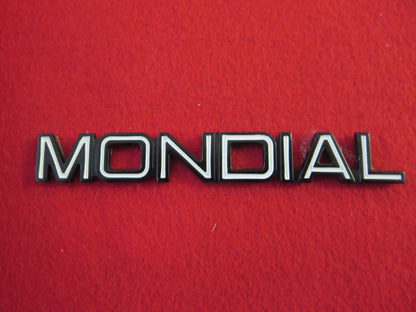Ferrari Mondial Badge Emblem Logo Script - Authentic Original 