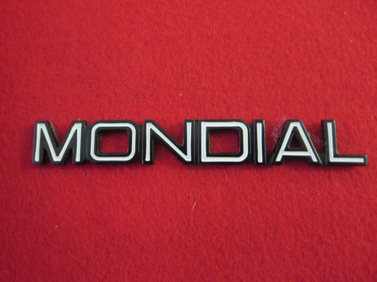 Ferrari Mondial Badge Emblem Logo Script - Authentic Original 