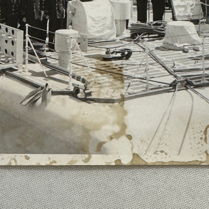 Royal Canadian Navy HMCS Restigouche Military Ship Boat Destroyer 1958 Crew