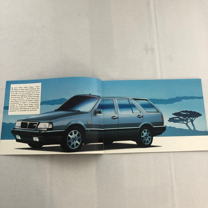 Lancia Thema Station Wagon Car Sales Brochure Catalog ITALIAN Text Turbo 16V