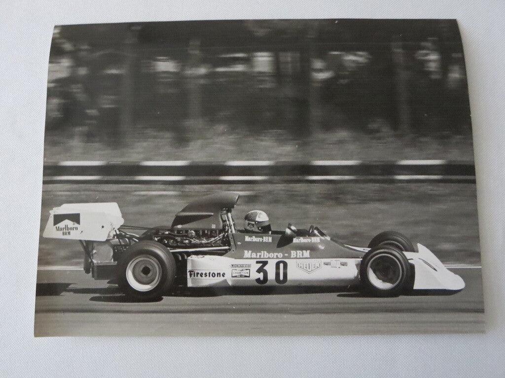 Vintage 1973 Argentine Grand Prix Racing Photograph Photo JP Beltoise BRM 