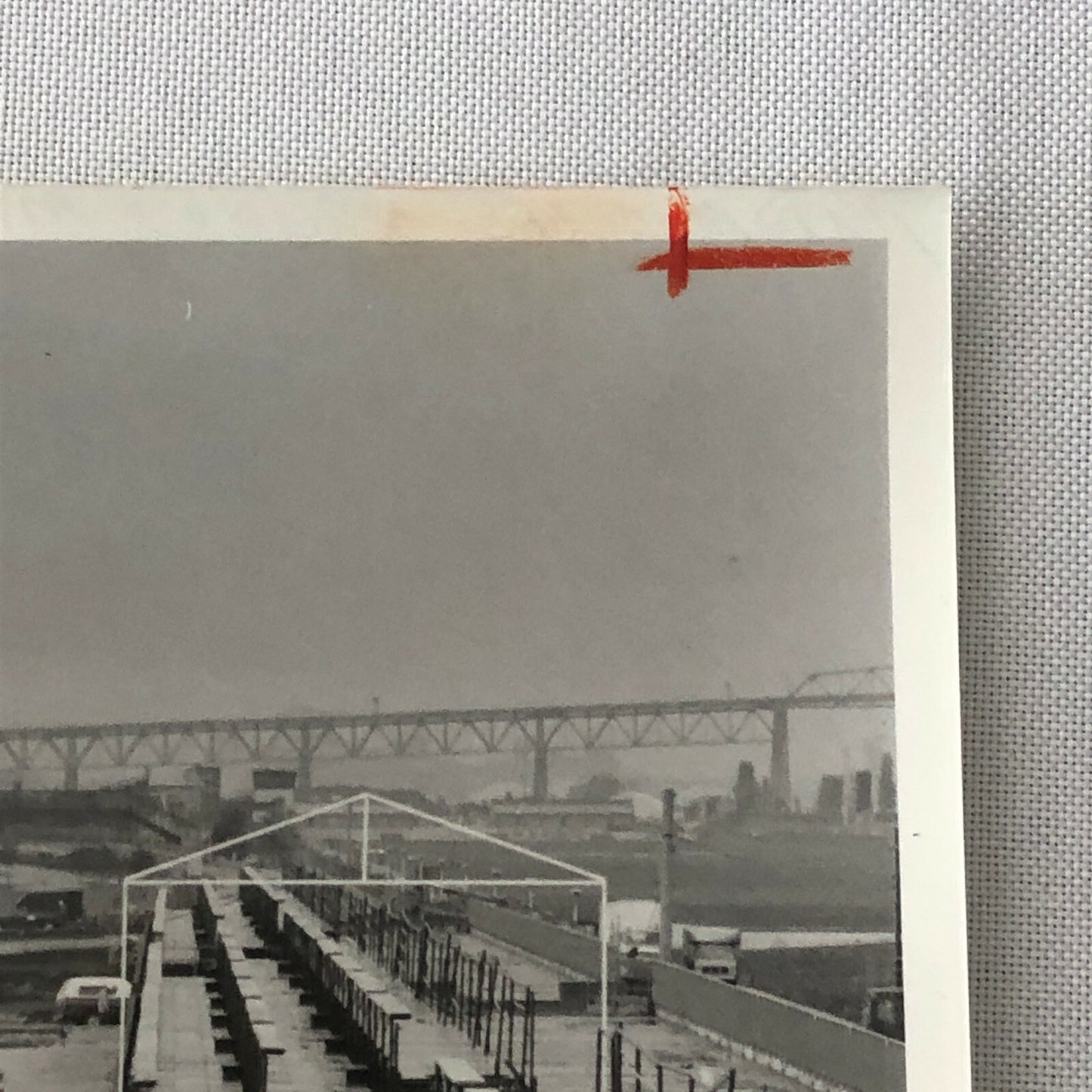 Vintage Press Photo Photograph Montreal Race Track Construction 1988