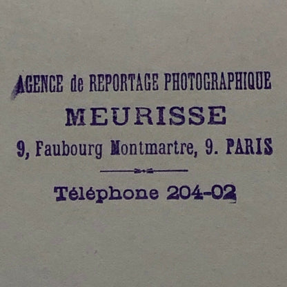 Antique Press Photo Photograph Agence Meurisse Paris Nice Rally Racing Car Cars