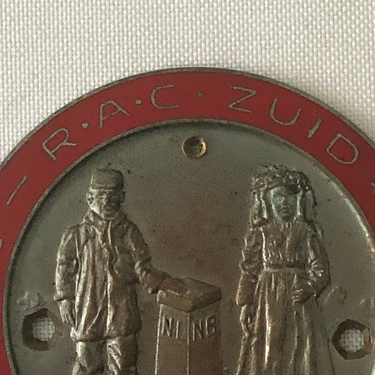 1952 RAC Zuid Brabant Grensrit Dutch Car Club Rally Rallye Participant Badge 