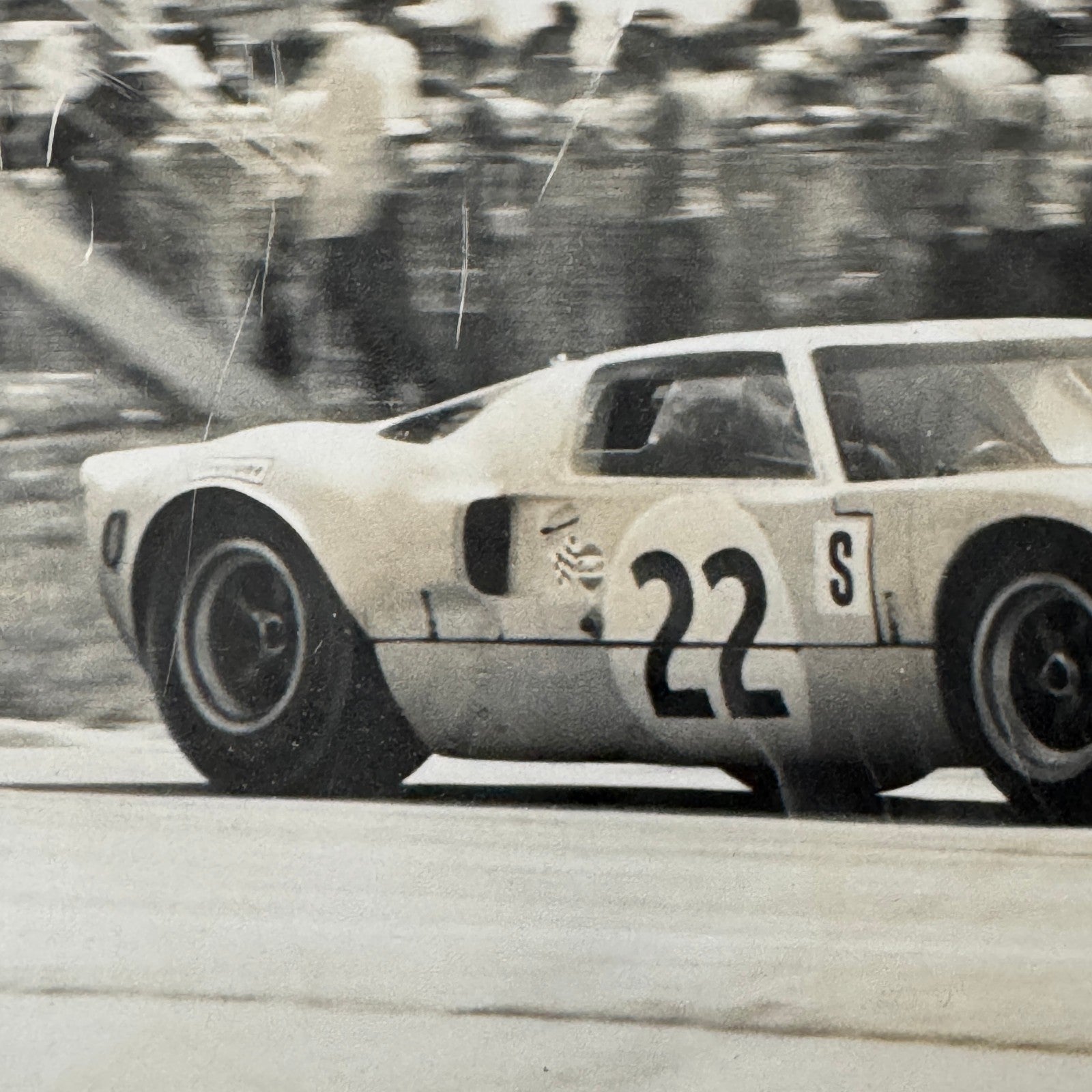Vintage Ford GT40 Racing Photo Photograph Print Ford GT