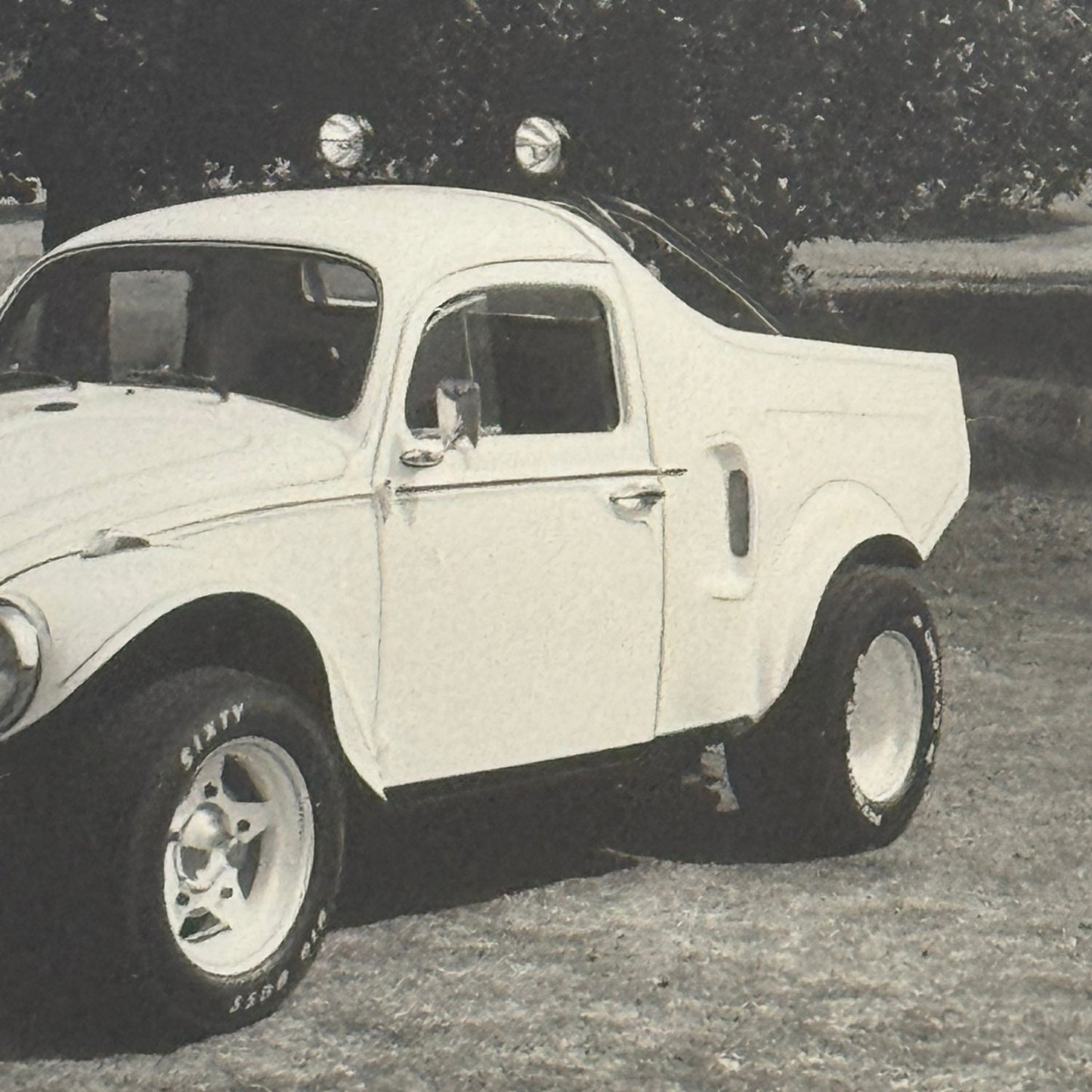 Vintage Volkswagen Beetle Pickup Baja Convesion Lil Hound Dog Photo Custom Car