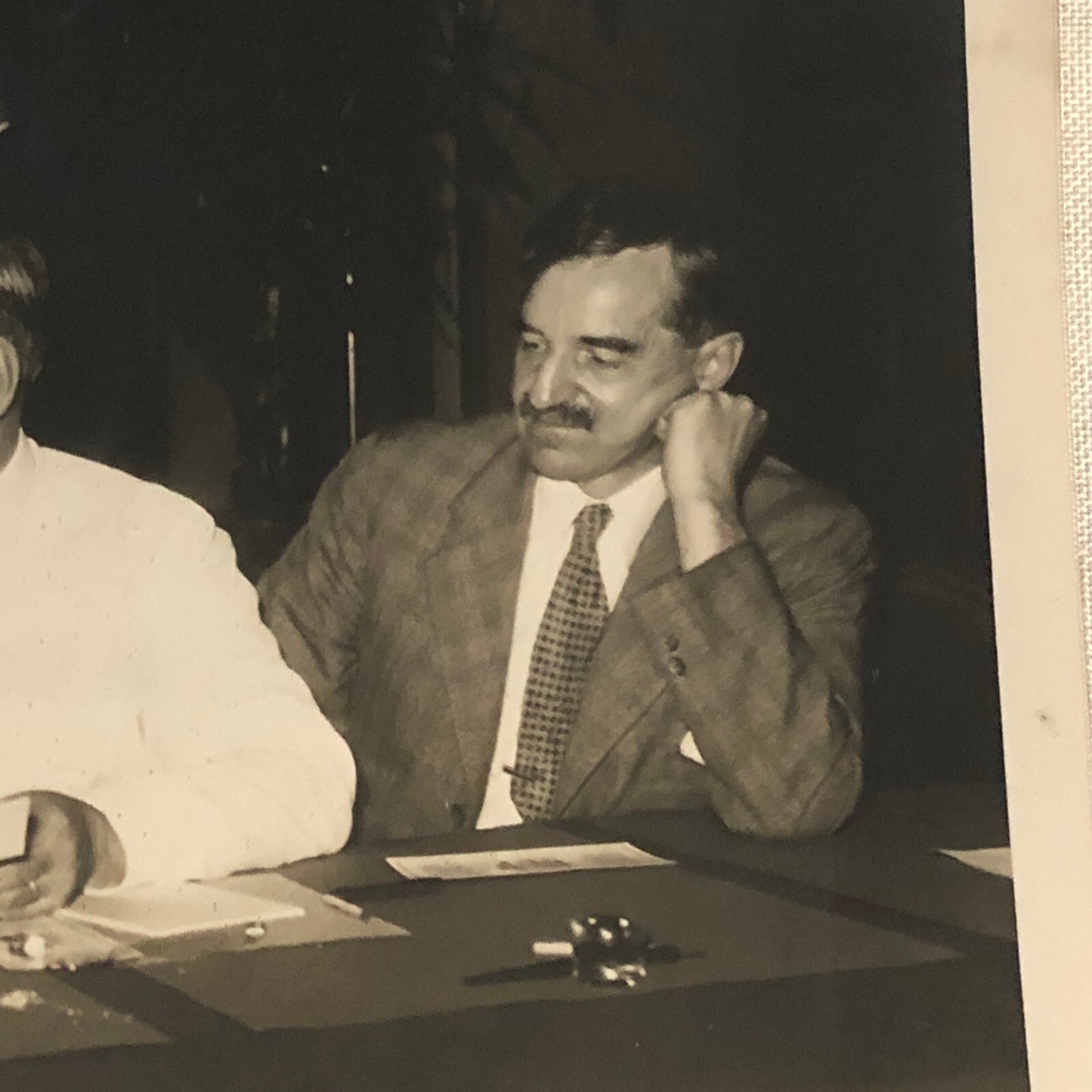 Press Photo Photograph Mayors Discuss Federal Relief Boston Milwaukee Underwood