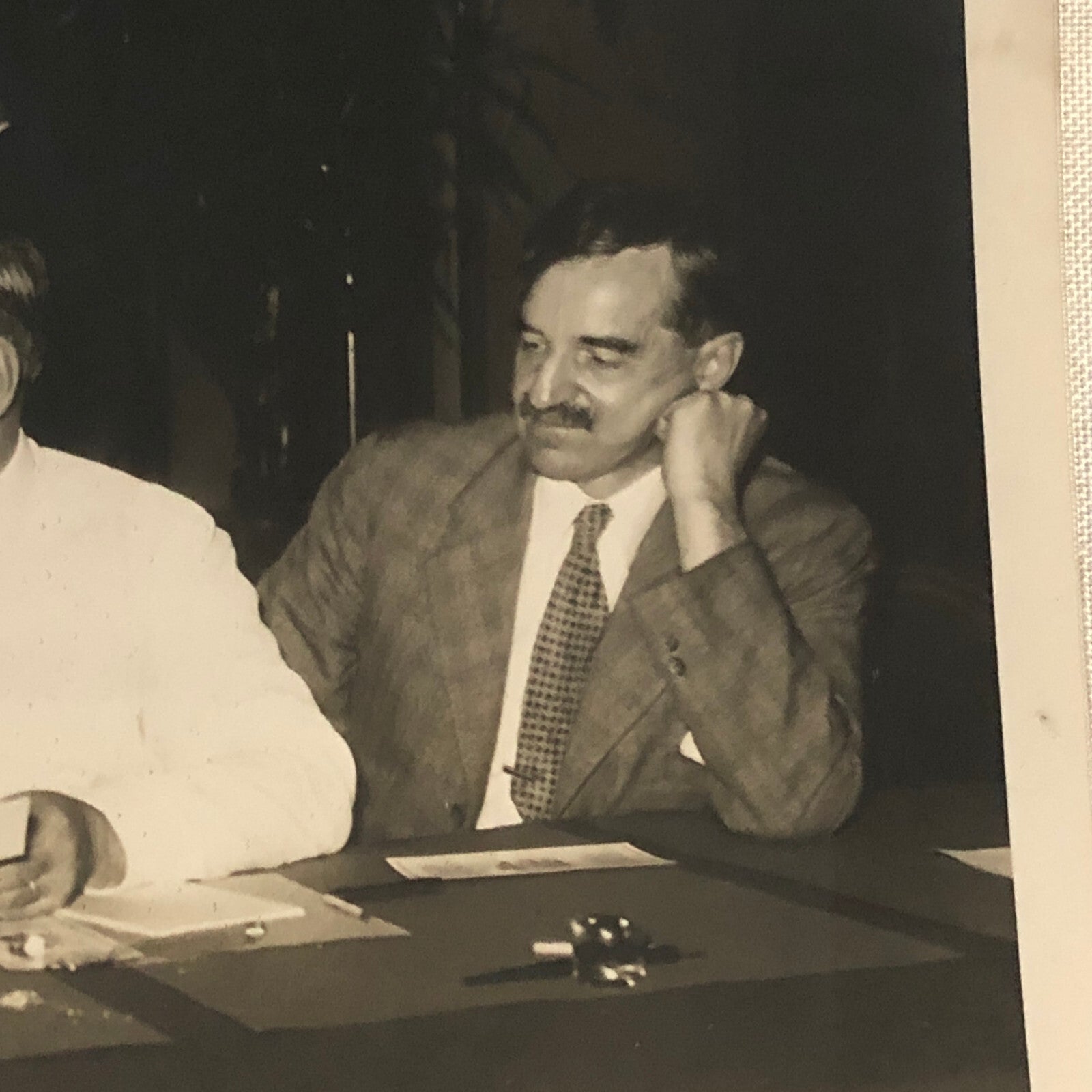 Press Photo Photograph Mayors Discuss Federal Relief Boston Milwaukee Underwood
