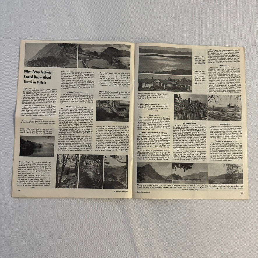 1955 Canadian Motorist Magazine General Motors Parade of Progress Futureliner +