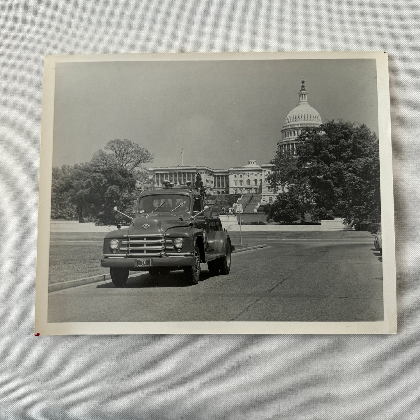 Vintage Diamond T Truck Photo Photograph United States Capitol Building