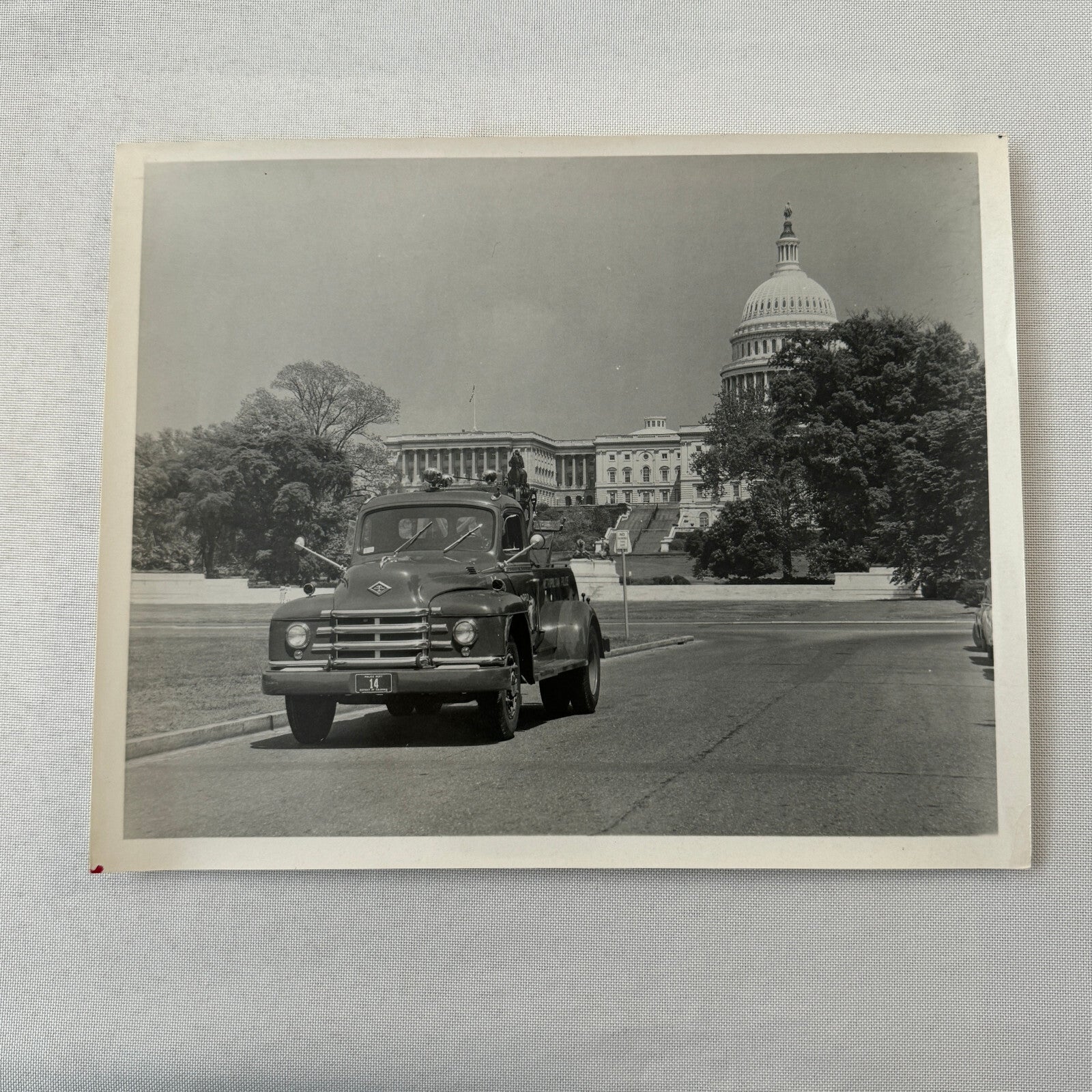Vintage Diamond T Truck Photo Photograph United States Capitol Building