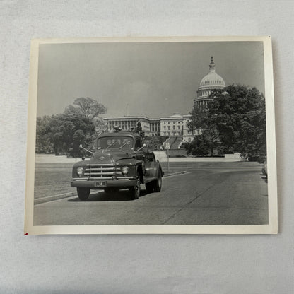 Vintage Diamond T Truck Photo Photograph United States Capitol Building