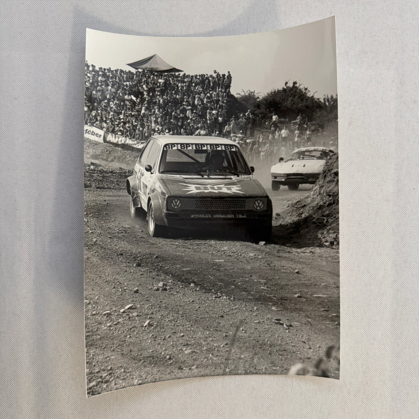 Volkswagen VW Rabbit Racing Car Photo Photograph Print DPPI Press Photo