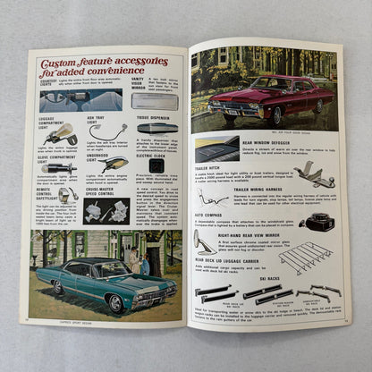 1968 Chevrolet Custom Accessories Brochure Catalog Caprice Bel Air Impala +