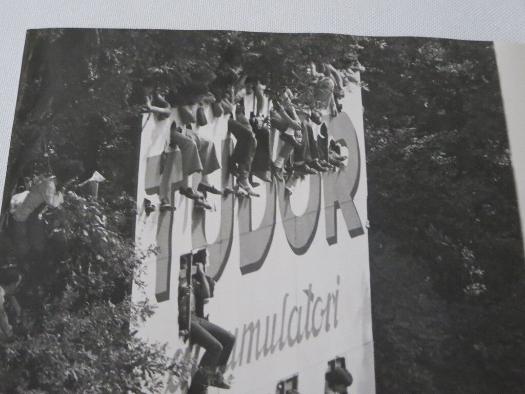 Vintage 1973 Italian Grand Prix Photograph Photo - Spectators Crowd 