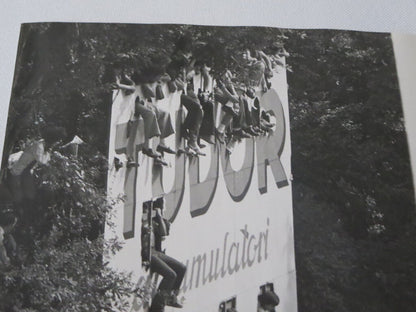 Vintage 1973 Italian Grand Prix Photograph Photo - Spectators Crowd 