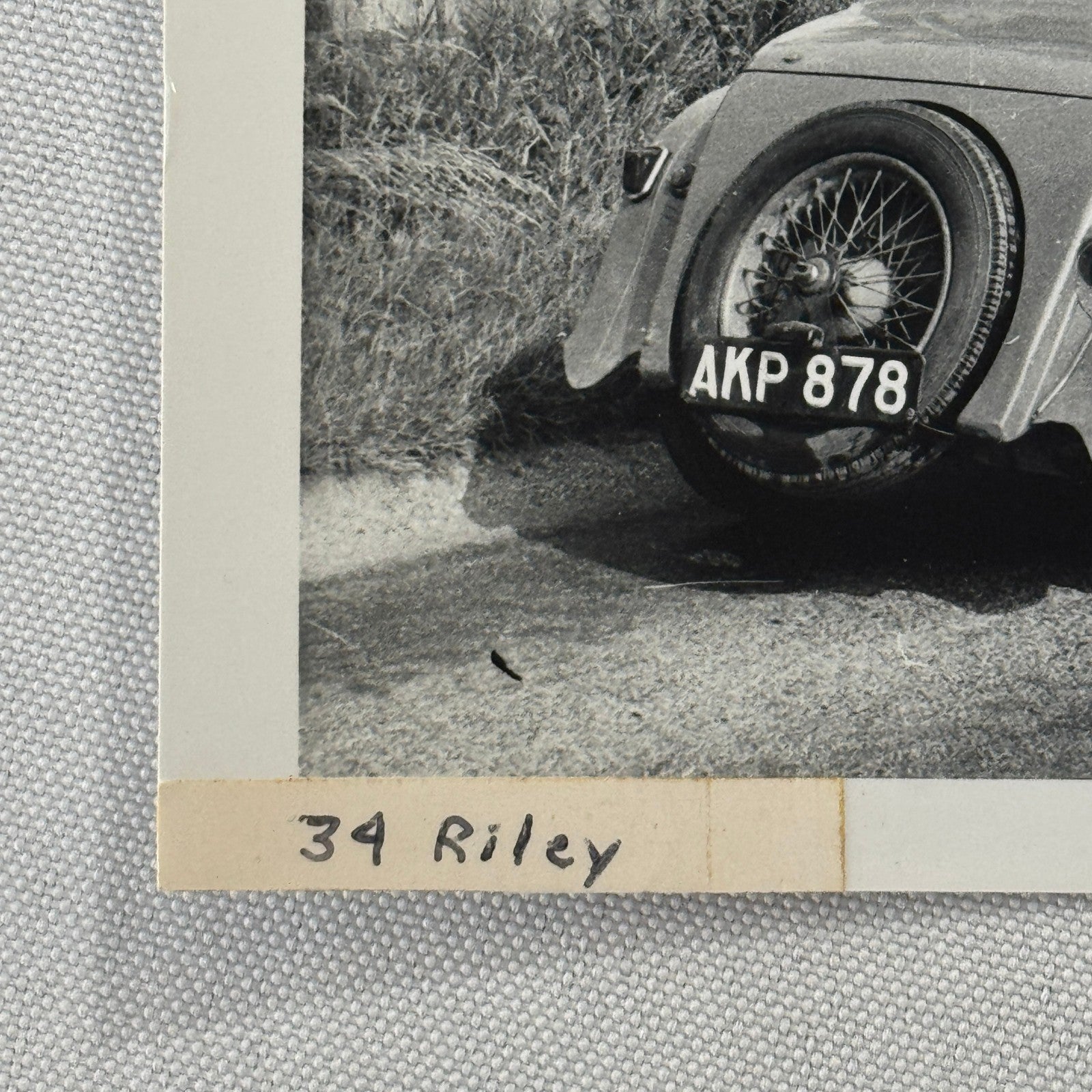 1934 Riley Car Photo Automobile Photograph Vintage