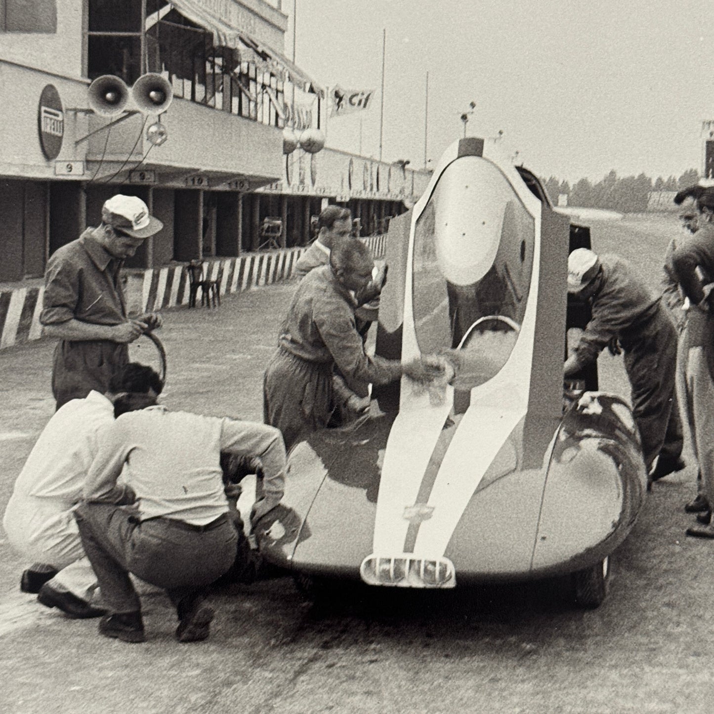 Fiat Abarth 750 Record Bertone 1956 Monza Racing Car Photo Photograph Modern