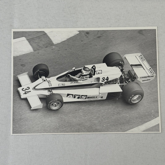 Jean Pierre Jarier JP Jarier Vintage Racing Photo Photograph Print Werner Eisele