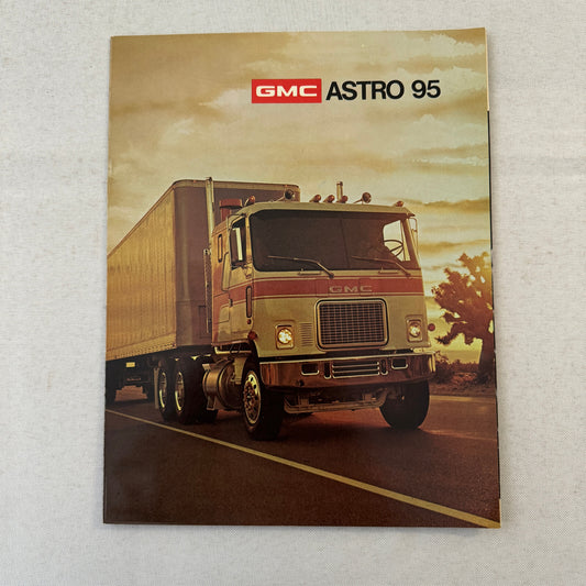 GMC Astro 95 Truck Sales Brochure Catalog Advertising Vintage