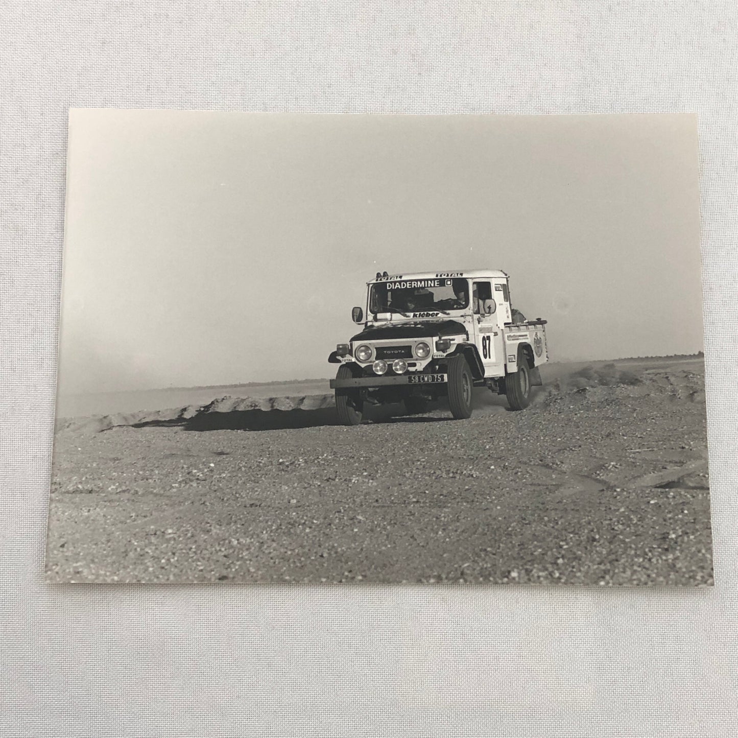 1980 Transafrica Rally Rallye Photo Photograph DPPI Toyota FJ Landcruiser Truck