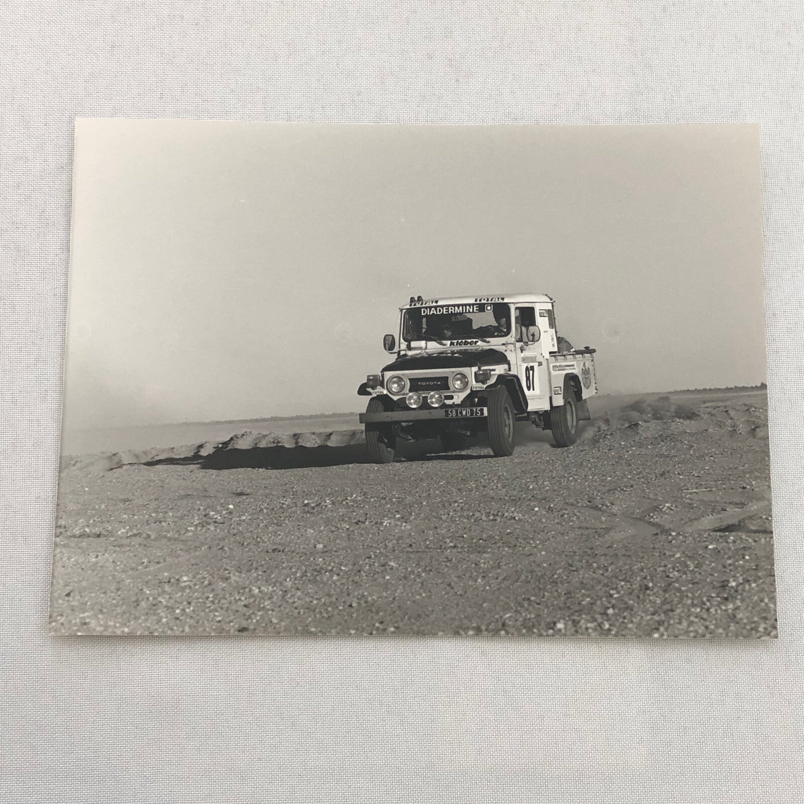 1980 Transafrica Rally Rallye Photo Photograph DPPI Toyota FJ Landcruiser Truck