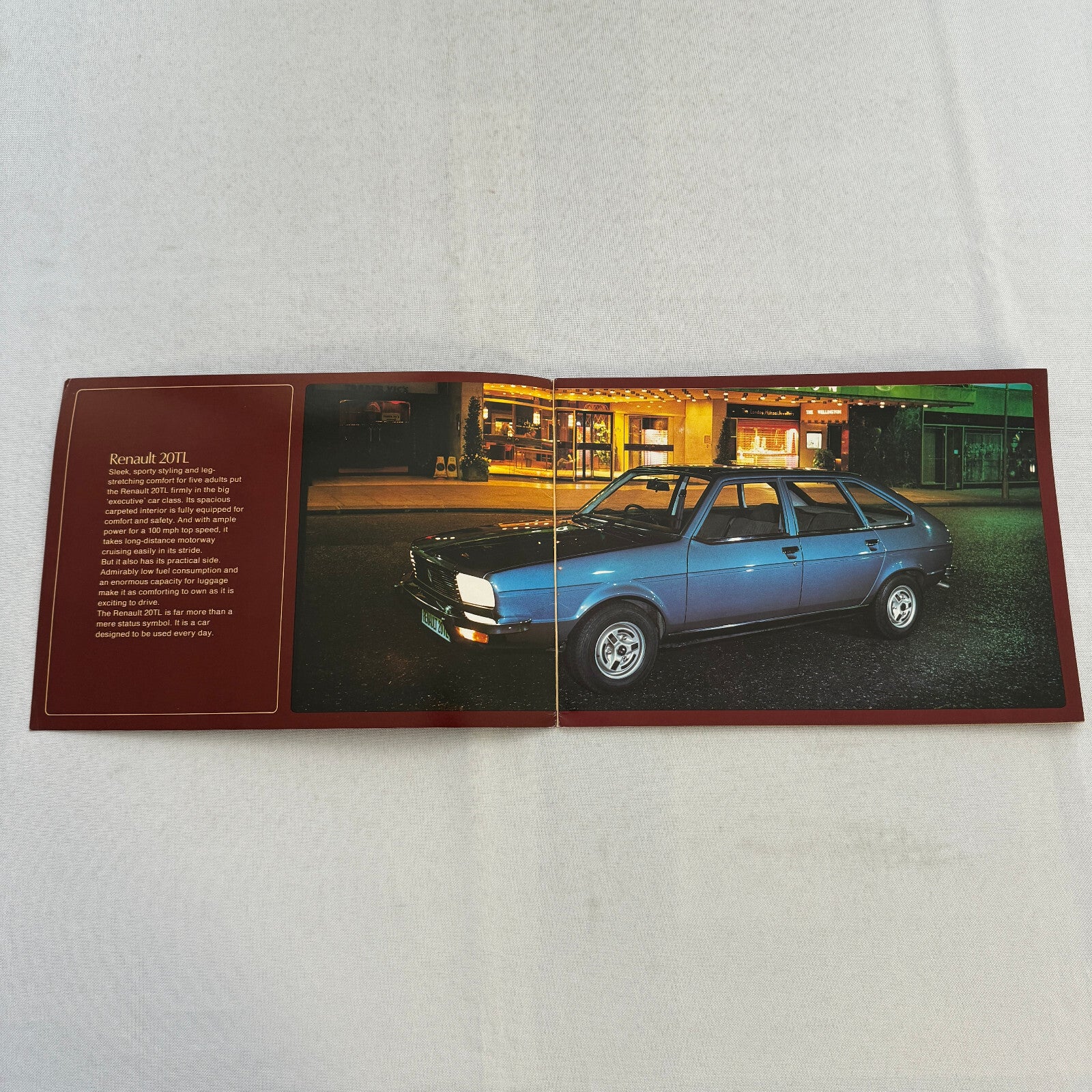 Renault Car Sales Brochure Catalog Vintage Renault 20 30 20TL 20TS 30TS TL TS