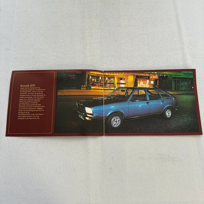 Renault Car Sales Brochure Catalog Vintage Renault 20 30 20TL 20TS 30TS TL TS
