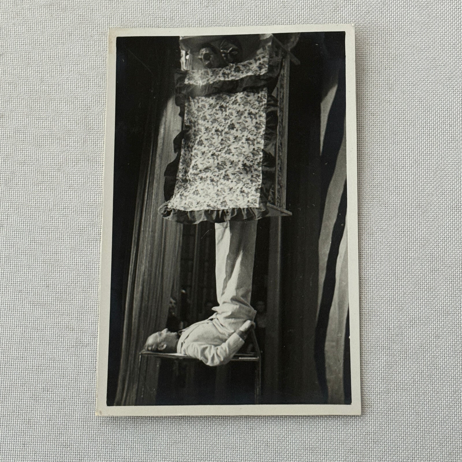 Vintage Circus Juggling Act Photo Photograph Postcard RPPC