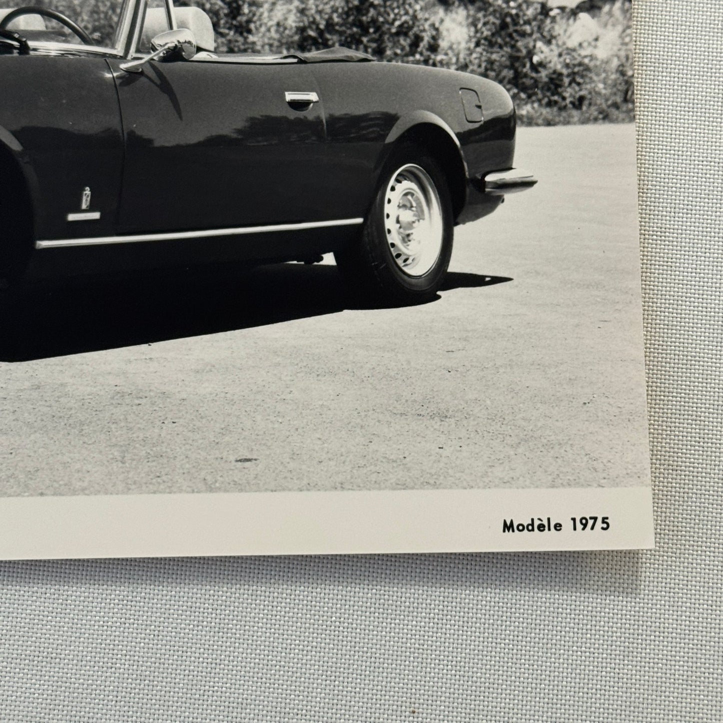 1975 Peugeot 504 Cabriolet Convertible Factory Press Photo Photograph Vintage