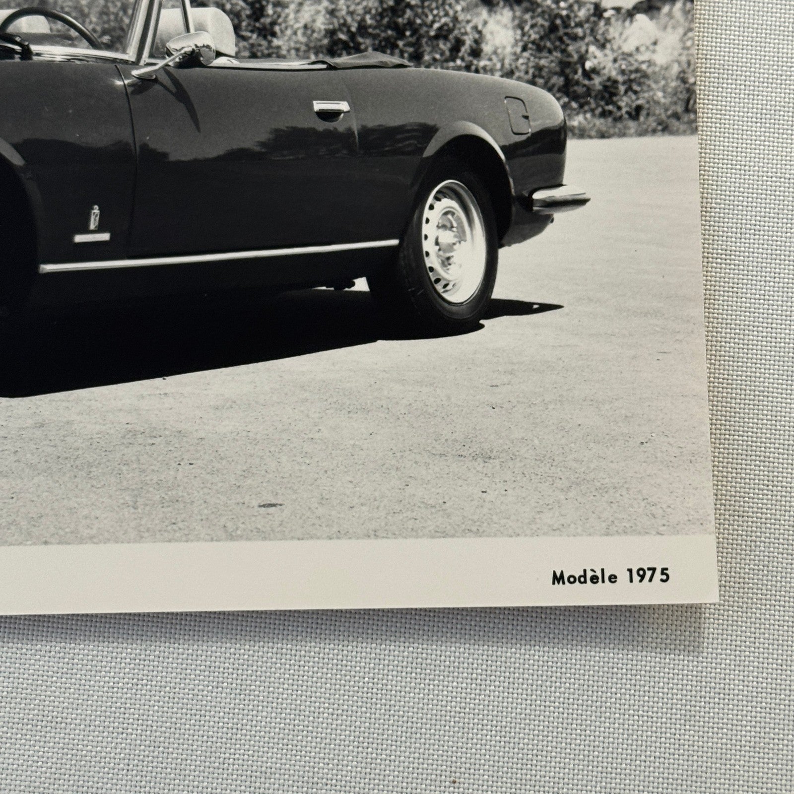 1975 Peugeot 504 Cabriolet Convertible Factory Press Photo Photograph Vintage