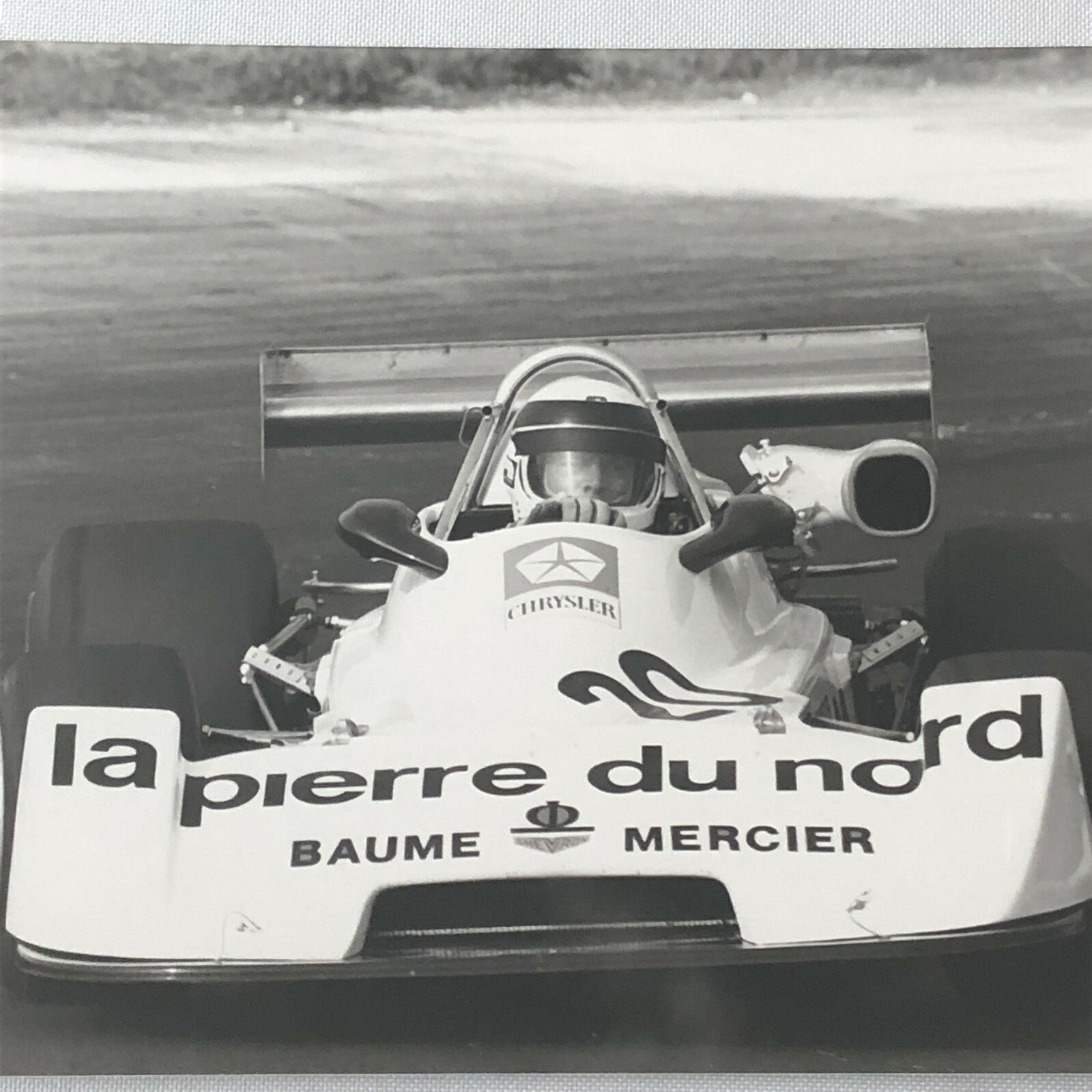 Vintage 1976 Formula 2 F2 Pau Grand Prix Racing Photo Photograph Chevron Car 
