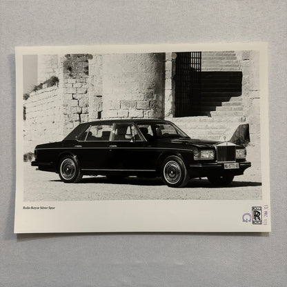 Rolls Royce Silver Spur Car Factory Press Photo Photograph