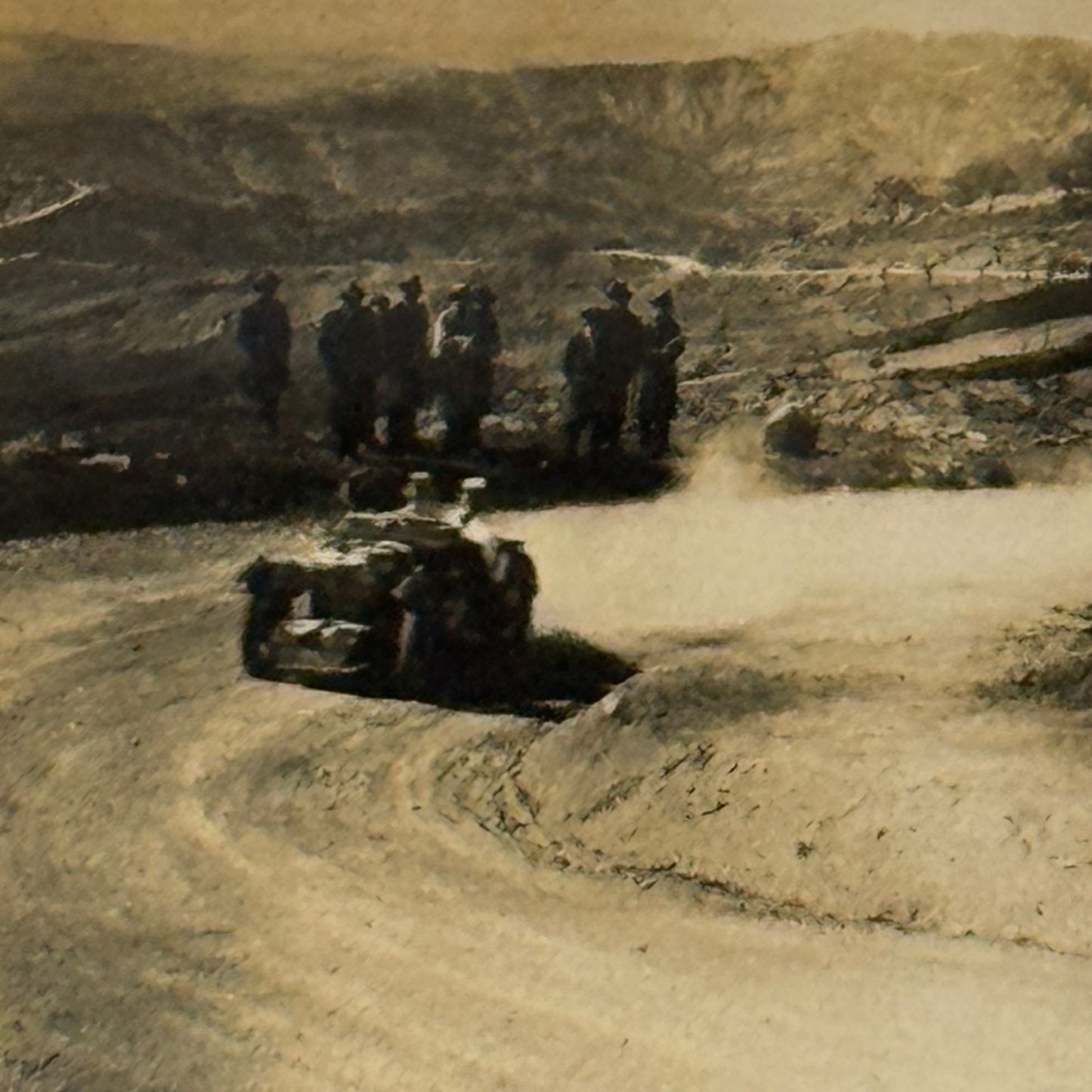 Vintage Racing Car Photo Photograph Early Automobile Motorsport