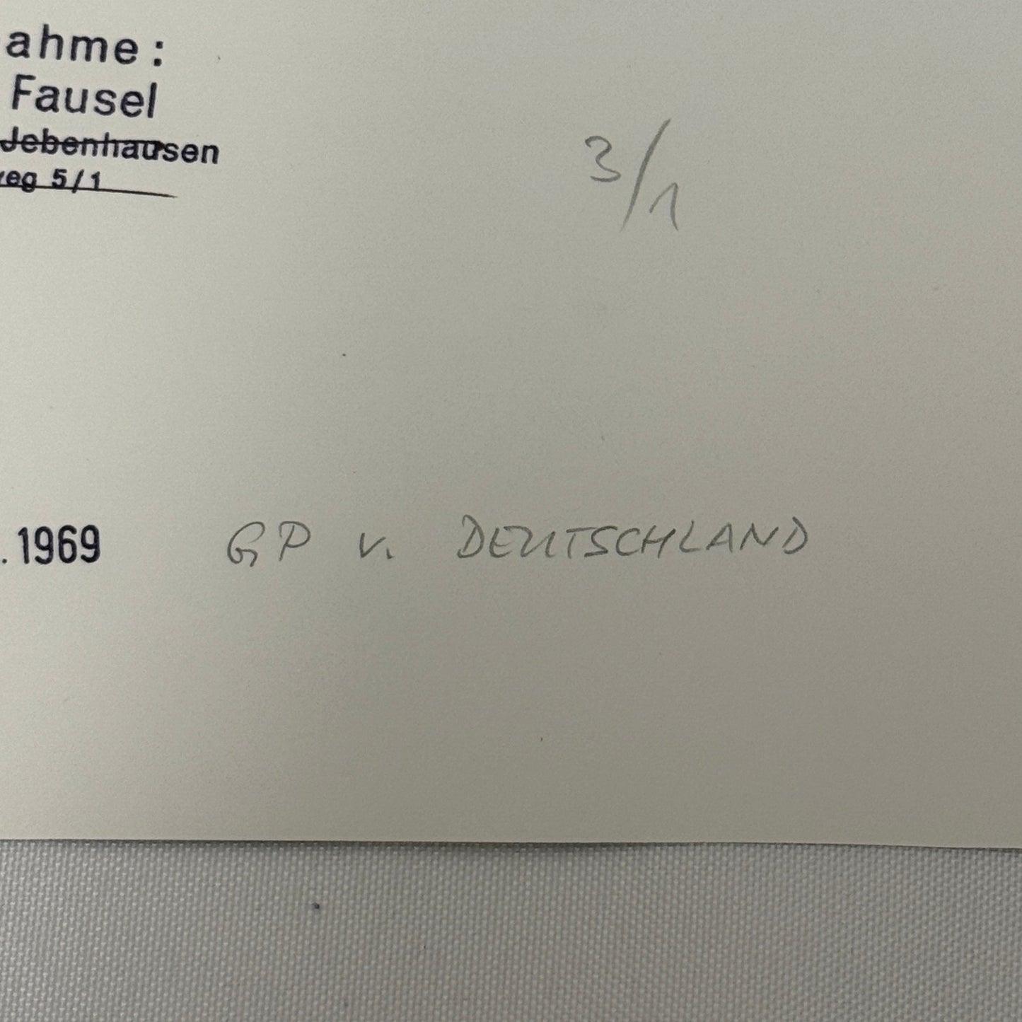 Vintage Racing Photo 1969 German Grand Prix Jackie Stewart Motorsport Photograph