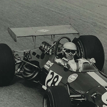 Vintage Grand Prix Racing Photo Photograph Jack Brabham Driver Car
