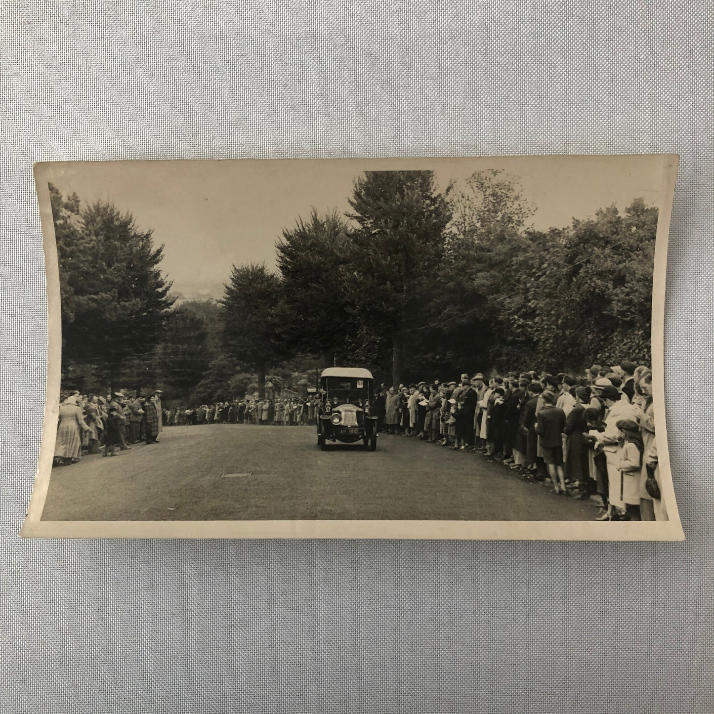 Vintage Car Automobile Photo Photograph Print 1913 Renault 