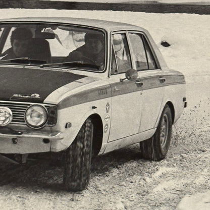 Vintage Rally Racing Photograph Rally Car Automobile