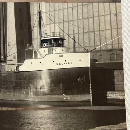 Canada Steamship Lines Selkirk Boat Ship Vessel Photo Photograph Vintage