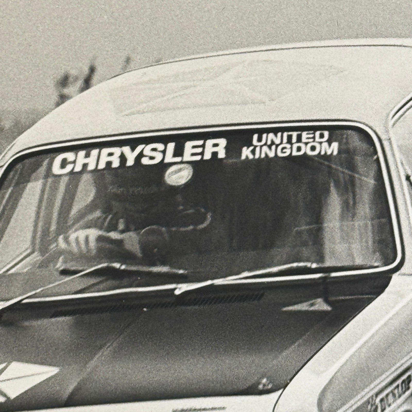 Vintage Chrysler Avenger Rally Racing Car Photo UK Rallye Photograph Print