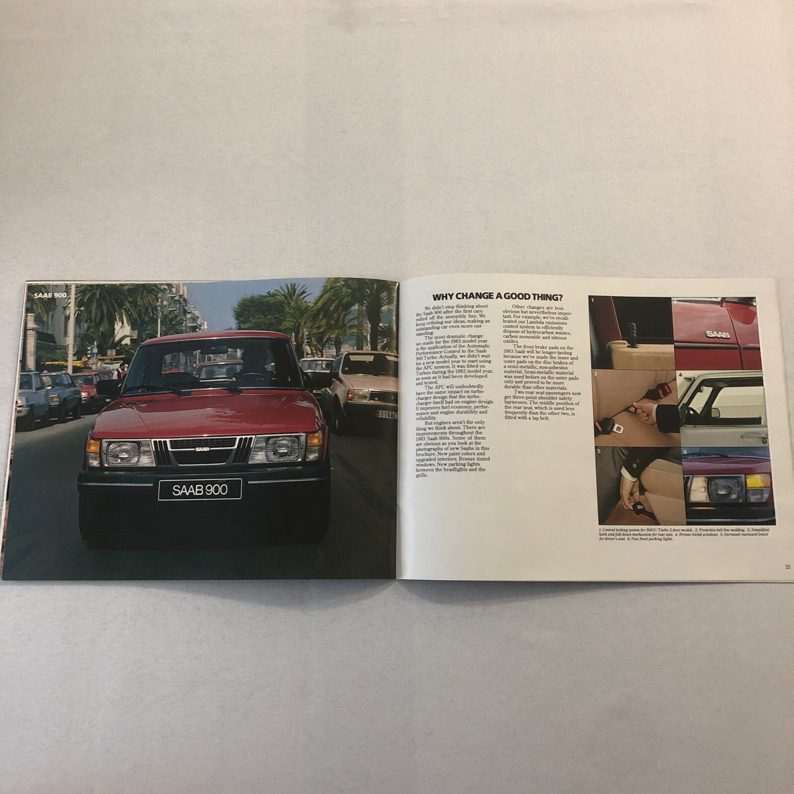1983 Saab 900 Sales Brochure Catalog Advertising Saab 900 Turbo 900S 900 S